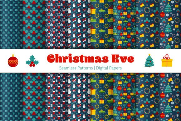 Christmas Eve Seamless Pattern: A Workflow Asset for Professional Design