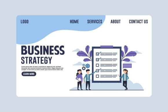 Collaborative Business Strategy Webpage Design