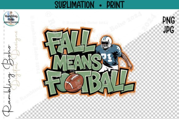 Fall Means Football Green Graffiti Design Evaluation