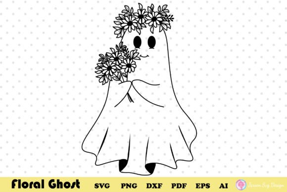 Floral Ghost Svg Flower Crown, Halloween: A Strategic Asset for Digital Creators