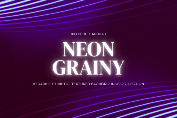 Redefining Digital Spaces with Neon Dark Abstract Grainy Backgrounds