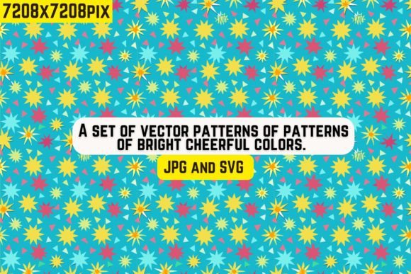 Vibrant Birthday Delights Patterns SVG